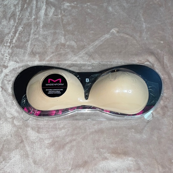 Maidenform Nude Strapless Stick On Bra Size B - Picture 6 of 7